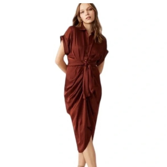 Steve Madden Tori Dress Tie Waist Size 4 - Picture 2 of 6